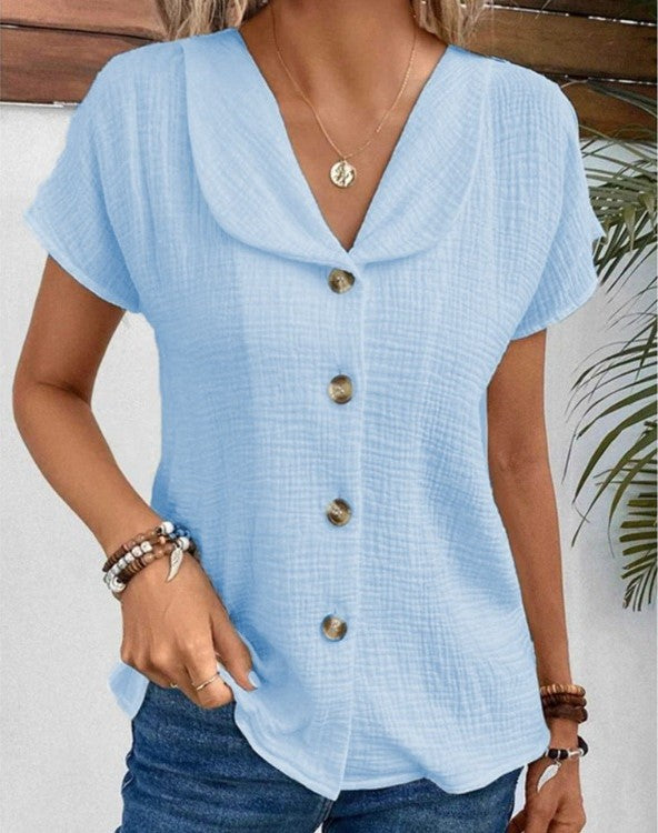 Tova - Relaxed Fit Summer Blouse