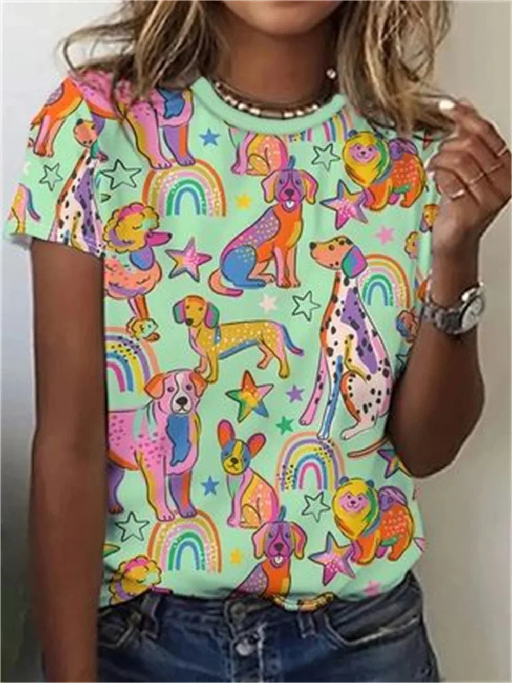 Cataleya – Animal Print Button-Down Shirt